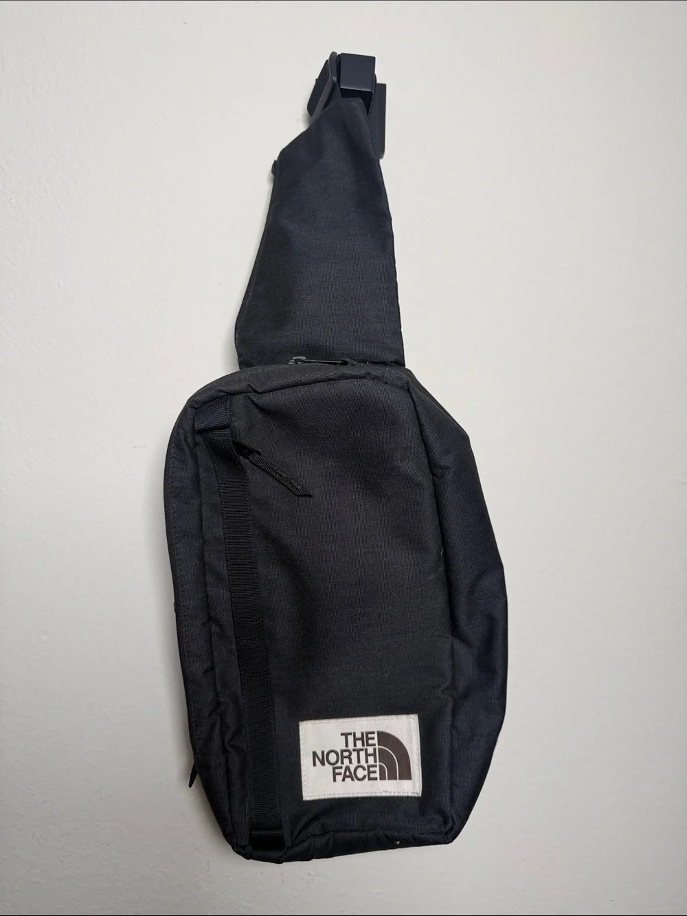 The North Face Black Sling Belt Bag with Logo Patch